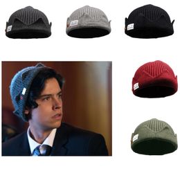US Popular fashion designer folded yarn knitted casual baseball ball caps winter hats for men women