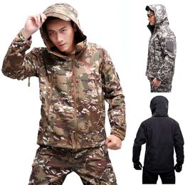 Taktische Jacke Multicam Wandern Jagd Camping Softshell Kleidung Wasserdichte Camouflage Männer Winddicht Klettern Cs Mäntel