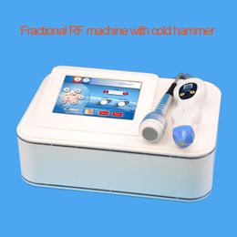 2 in 1 portable fractional RF cold hammer radio frequency skin rejuveantion wrinkle removal face lift anti Ageing beauty salon machine