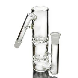 6 Inch 90 Degree 45 Degree 14mm 18mm Joint Ash Catcher Two Layers comb For Bong Dab Rigs Smoking Accessories