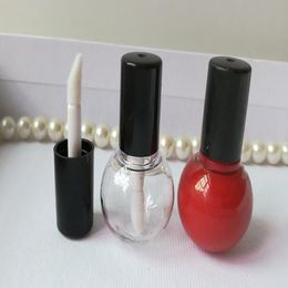 High-end 5ML round bulb shape lip gloss empty tube lipstick plastic bottled cosmetic packaging material