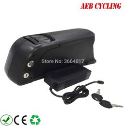 US EU free taxes rechargeable Lithium ion 18650 battery pack 48V 10Ah USB Atlas down tube ebike for motorbike