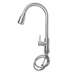 Kitchen Mixer Taps Pull Out 360 Degree Swivel Spout Spray Sink Basin Faucet
