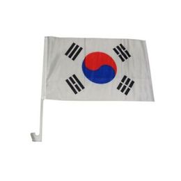 Custom Hanging Korean Car Window flag, Size of 30x45cm , Digital Printing Polyester Fabric , Outdoor Indoor Usage, Support Drop shipping