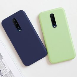 Liquid Silicone soft Case Gel Rubber Shockproof Cover Drop Full Body Protection For oneplus 7 Pro plus oneplus 8 Pro 7T 1+7 1+8 1+7T 1+8 Pro
