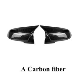 Carbon fiber Car Mirrors covers ABS Auto mirror caps For 1 /2 /3 /4 Series X1 F20 F22 F30 F35 F34 F32 E84