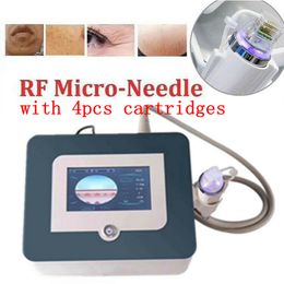 2020 New Design Portable 4 tips Fractional RF microneedle facial and body stretch mark acne removal skin rejuvenation RF skin care machine