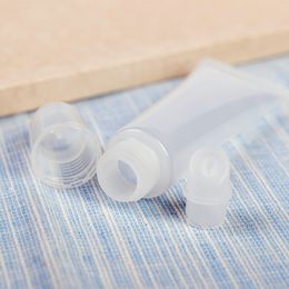 5g 10g Empty Lipstick Tube Lip Balm Soft Hose Makeup Squeeze Sub-bottling Clear Plastic Lip Gloss Container