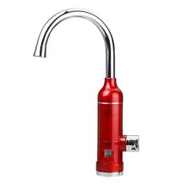 220V Electric Faucet Tap Hot Water Heater Instant For Home Bathroom Kitchen