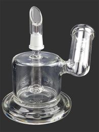 4.5inch Mini Glass Water Bongs Hookahs Heady Inline Oil Burner Dab Rig 14mm Male Joint