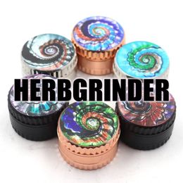 Latest 50MM Colourful More Colour Styles Zinc Alloy Dry Herb Tobacco Grind Spice Miller Grinder Crusher Grinding Chopped Hand Muller Smoking