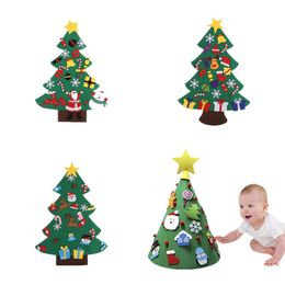 Fai da te Felf Christmas Tree Kids Christmas New Year Best Gift Door Wall Orning Orning USMA DECORAZIONE CASA