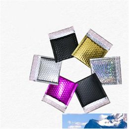 100pcs envelope bubble mailers 15*13cm self sealing express bags 6 Colours Bubble Bag Aluminizer pockets for jewellery