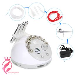 Home Spa 3in1 Diamond Microdermabrasion Facial Cleaner Vacuum Peeing Acne Remover Blackhead Removal Vacuum Sprayer Beauty Machine