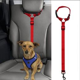 spot hotselling pet ring car safety rope ring dog car seat belt rear seat traction belt traction rope pet leashes in stock