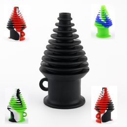 Silicone Water Bubbler Smoking Accessories Bong Spoon Pipe Food-Grade Silica Gel Glass Pipes