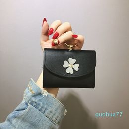 Designe2020 new wallet women's short hand bag Korean fashion multi card check large banknote clip a variety of colors for you to choose from