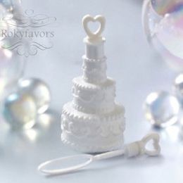 24pcs Wedding Cake Bubbles Bottle for Wedding Party Baby Shower Favors Party Supplies Children's Days Favors