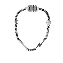 Hip hop AMB Function Metal Safety Buckle Short Necklace Domineering Exaggerated Design Sense Trendy Male Clavicle Chain For Party Gifts