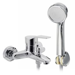 Bathroom Kitchen Tub Shower Faucet Wall Mount Faucet Valve Mixer Tap Shower Head