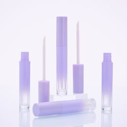 5ml Empty Plastic Lip gloss Bottle Gradient Purple Lip Gloss Tube Makeup Cosmetics Refillable bottle Packaging Containers