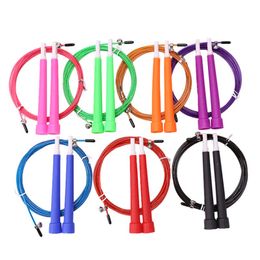 Plastic Handle Steel Wire Rope Skipping Compete In Speed Jump Ropes Extreme Speed Cord No Knotting Fitness Tools 3 1kf D2