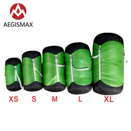 AEGISMAX Outdoor Sleeping Bag Pack Compression Stuff Sack Storage Bag Waterproof Camping Hiking DriftingTravel Accessories