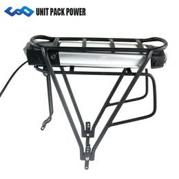36V 13Ah rear rack Battery 36v Electric Bicyle for 500w 350w 250w motor wheel 26" 28" with V brake double layers Rack