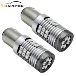 2x 0.64A 8W LED Canbus BAZ15D BAY15D LED Bulb 1157 P21/5W R5W No-polar Car Lights White Red Brake Lights Reverse Lamp 12V 24V