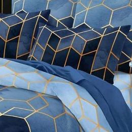 Designer Bed Comforters Sets Brushed Soft Bedding Sets Duvet Cover & Pillow Shams Home Decor Bedding Set Queen King Bedclothes2726