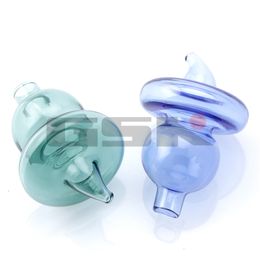 New 33mmOD Glass Carb Caps Directional Bubble Ball Cap Gourd shape For Quartz Banger Nails Water Bongs Dab Rigs
