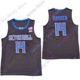 2020 New NCAA Seton Hall Jerseys 14 Jared Rhoden College Basketball Jersey Black Size Youth Adult All Stitched