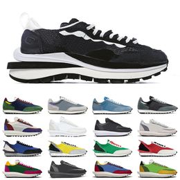 daybreak ldv waffle shoes outdoor chaussures men women running shoes white nylon mens trainers sports sneakers
