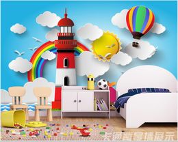 Custom photo wallpapers for walls 3D mural stereo cartoon balloon children's room wallpaper mural background wall decoration painting