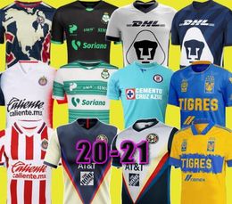 DHL Free shipping 20 21 Club America soccer Jersey home 2020 Mexico Chivas Football uniform Women Kids Adult suit Size can be mixed batch