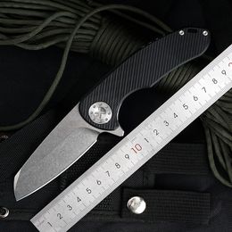 F3 heaty duty wholesale outdoor camping tactical ball bearing system folding knife d2 for EDC hunting rescue survival