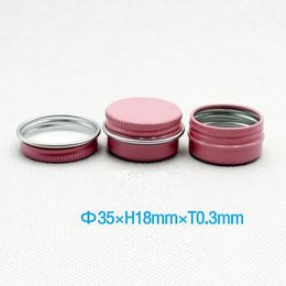 500pcs/lot 10g Metal Storage box 10ml Aluminium Tins Jars Lip Balm Containers Empty Jars Screw Top Tin Cans 6 colors