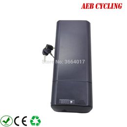 China electric bicycle Lithium ion 18650 battery pack 36V 13.6Ah SL rear rack for city bike folding with charger