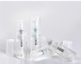 2ml Mini Portable Spray Bottle Empty Perfume Glass Bottles Refillable Perfume Atomizer For Travel 500pcs Lot Free