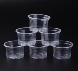 5oz Disposable Jelly Cup Mini Plastic Round Portion Pudding Mug Transparent Jello Souffle Jam Shot Cups With Lids nt