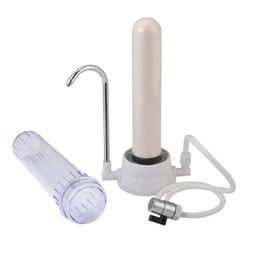Countertop Water Filter Faucet Water Filter with Ceramic Cartridge Water Tap Filtration System