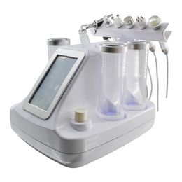 6 In 1 Hydro Dermabrasion Water Dermabrasion Oxygen Jet Facial Machine With BIO Ultrasound RF Cold Hammer Vacuum Pore Cleaner Skin Care