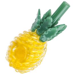 Latest Portable Style Pineapple Pyrex Thick Glass Smoking Tube Handpipe Portable High Quality Handmade Dry Herb Tobacco Oil Rigs Bong Pipes