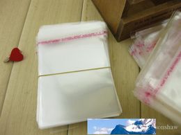 16*21cm 200pcs/lot wholesale transparent self adhesive OPP bag, reopenable self press sealed sticky Jewellery packing pouch