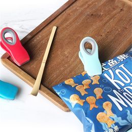 Multifunction Bag Chip Clips Fresh Food Clips Refrigerator Magnet Clips Seal Grip for Kitchen Seal YQ2113