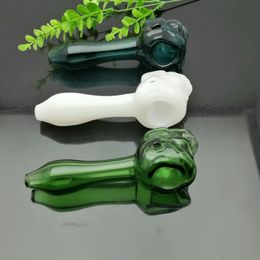 Color large ghost glass pipe Hot selling in Europe and Americaglass pipe bubbler smoking pipe water Glass bong
