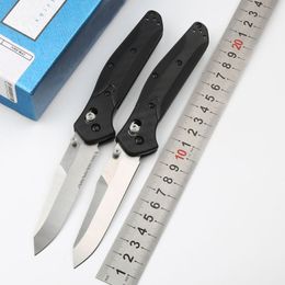 knife 940 UK - 1Pcs Butterfly 940 Pocket Folding Knife D2 Stone Wash Tanto Blade Black Carbon Fiber Handle With Nylon Bag And Retail Box