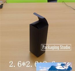 Black Cosmetic Perfume Lipstick Essence Bottle Packaging Kraft Paper Boxes Custom Boxes Free Shipping