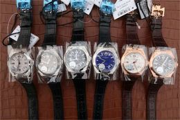 47040 montre DE luxe designer watchs 42X9.7mm 9015 movement steel case leather strap luxury watch Mens Watches wristwatches Relojes
