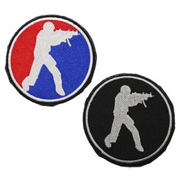 CS Counter-Strike 3D Embroidered Armband Military Tactics Special Force Morale Badge Clothing Backpack Hat Decoration Patch